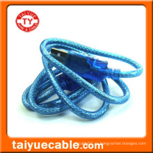 Transparente Azul USB 2.0 Cable de impresora